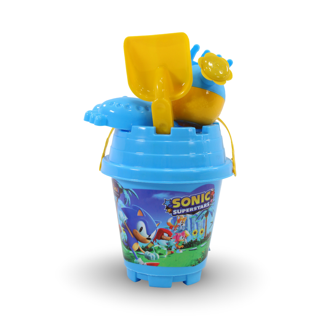 Mondo Bio Sonic The Hedgehog Beach Bucket Set – Baby Blue