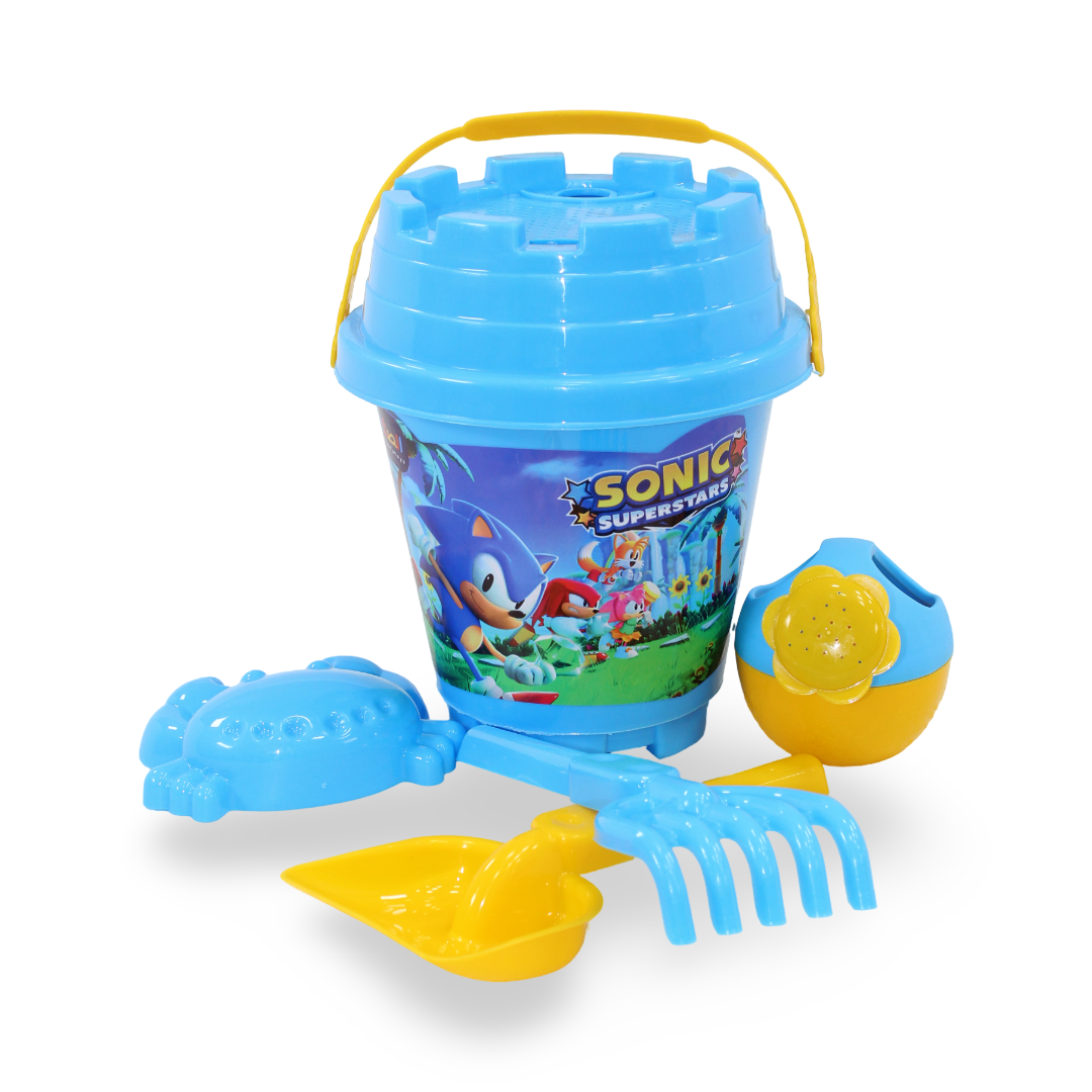 Mondo Bio Sonic The Hedgehog Beach Bucket Set – Baby Blue