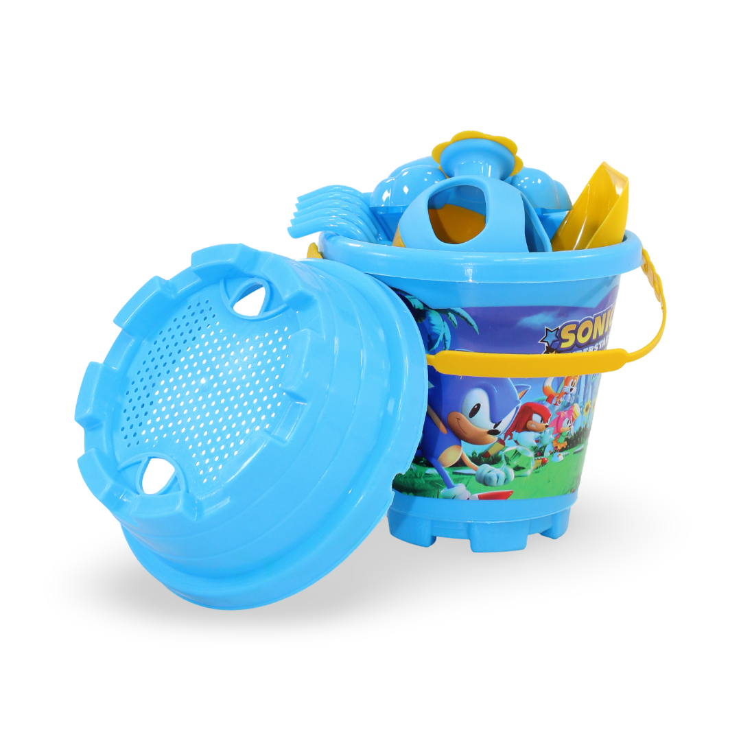 Mondo Bio Sonic The Hedgehog Beach Bucket Set – Baby Blue