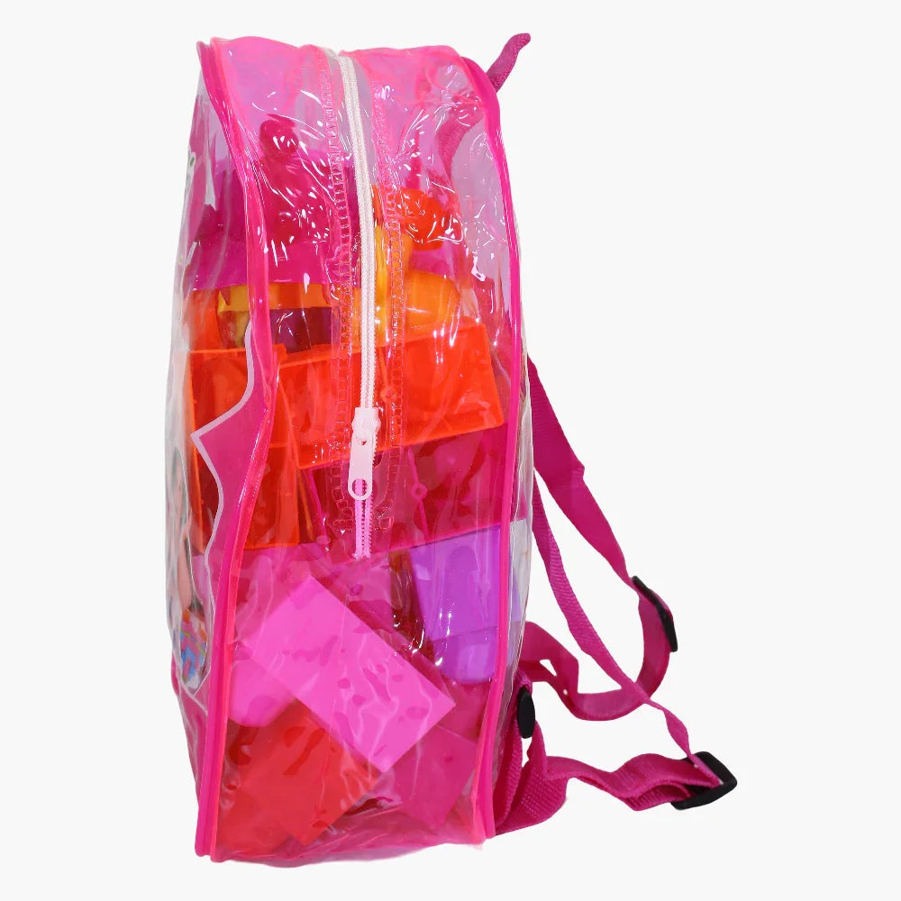 Colorful Building Blocks Backpack – For Kids (3+)