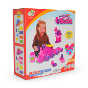 Smart Tree Puzzle Toy Blocks Set – Pink