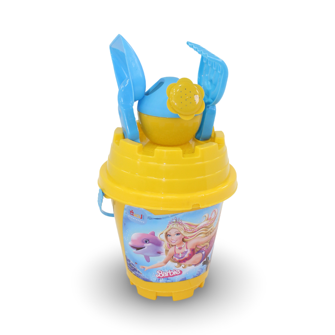 Barbie Sand Bucket Set – Yellow - Summer - Elsafwa