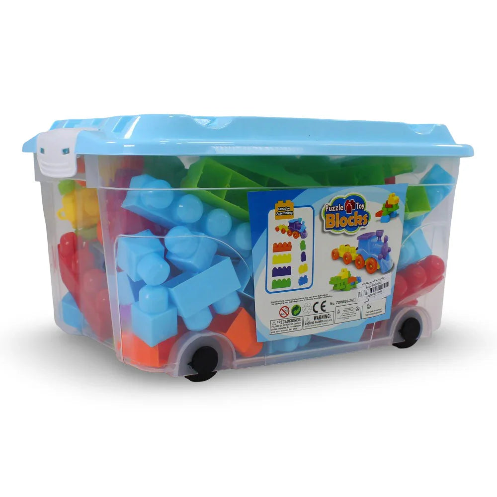 Smart Tree Puzzle Toy Blocks - Blue