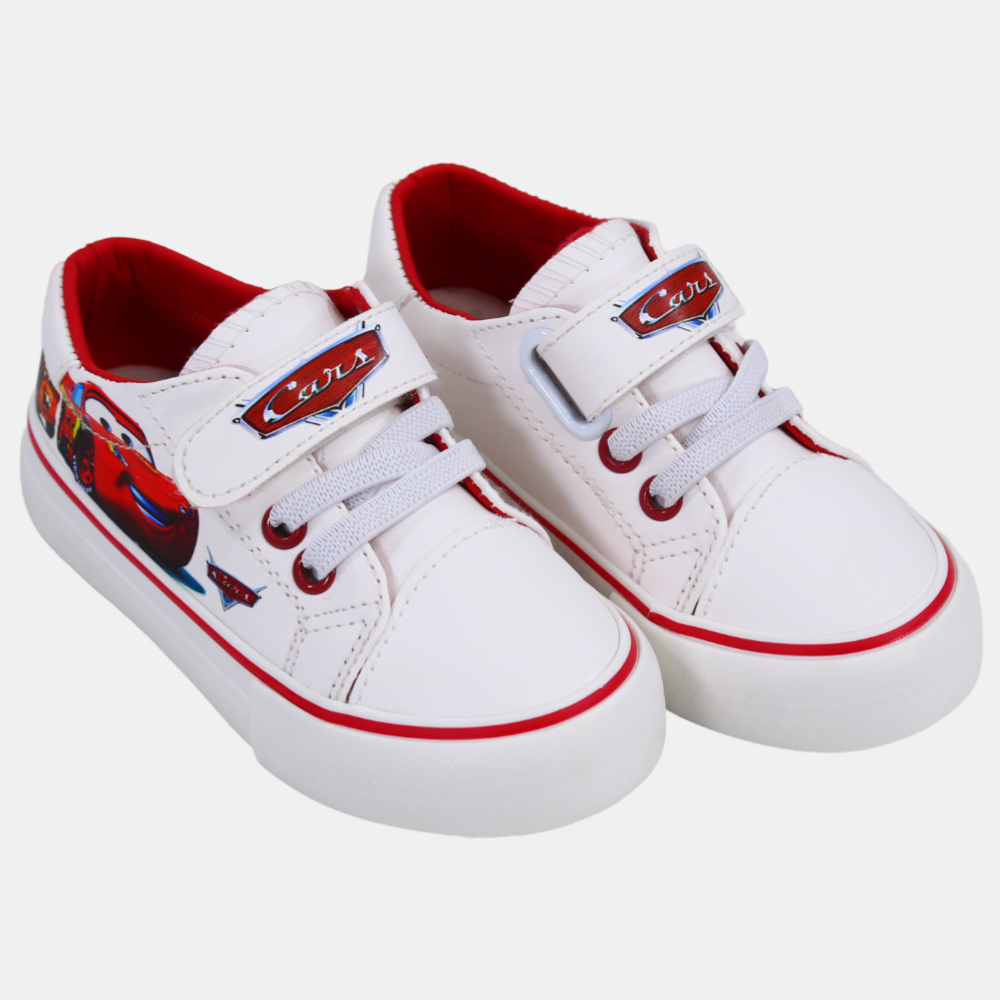 Boys Leather Sneakers – White