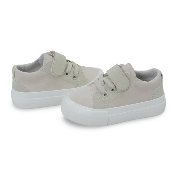 Unisex Leather Sneakers - Beige