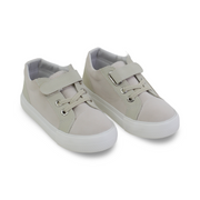 Unisex Baby Leather Sneakers – Beige