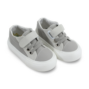 Unisex Baby Leather Sneakers – Grey