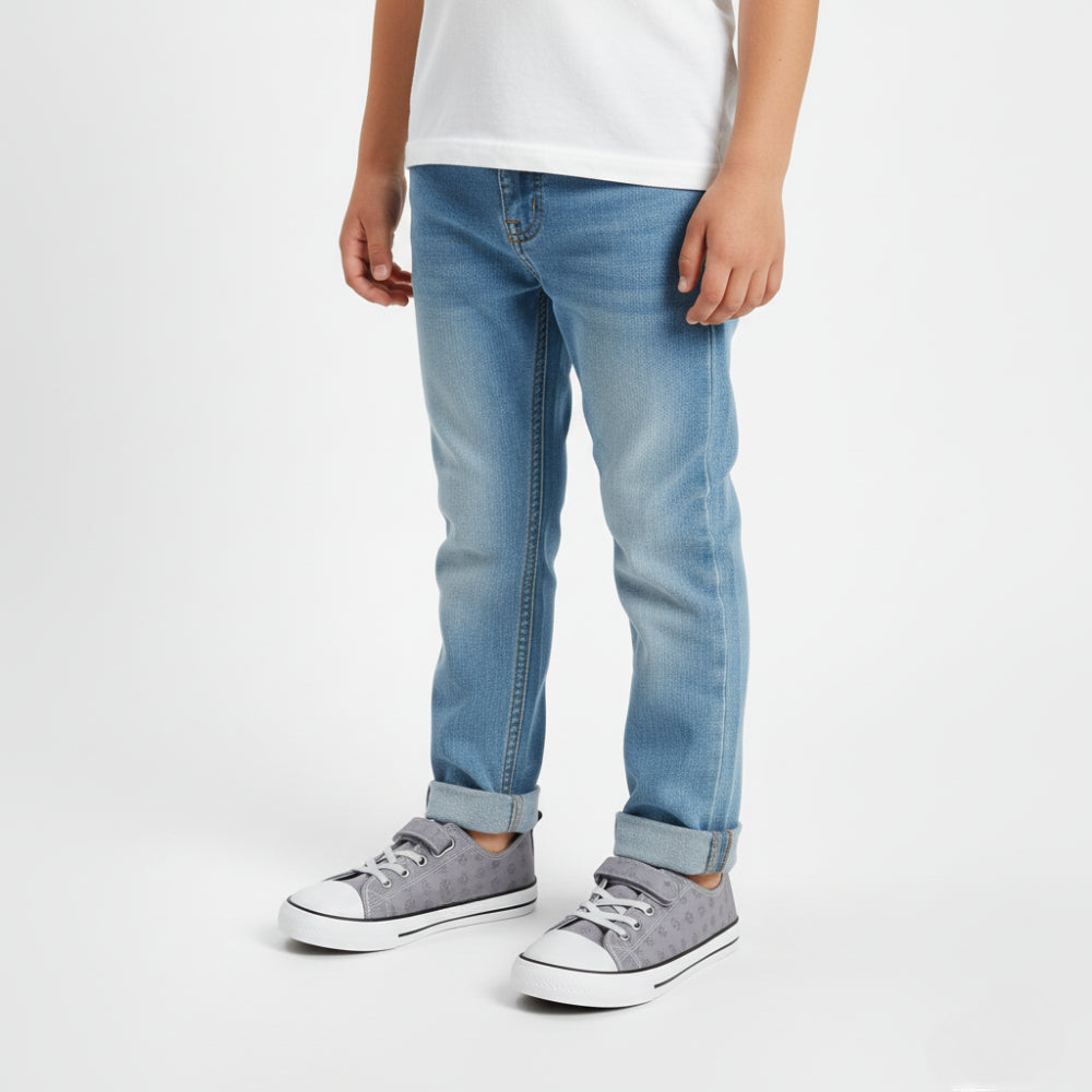 Boys Leather Sneakers – Anchors Details