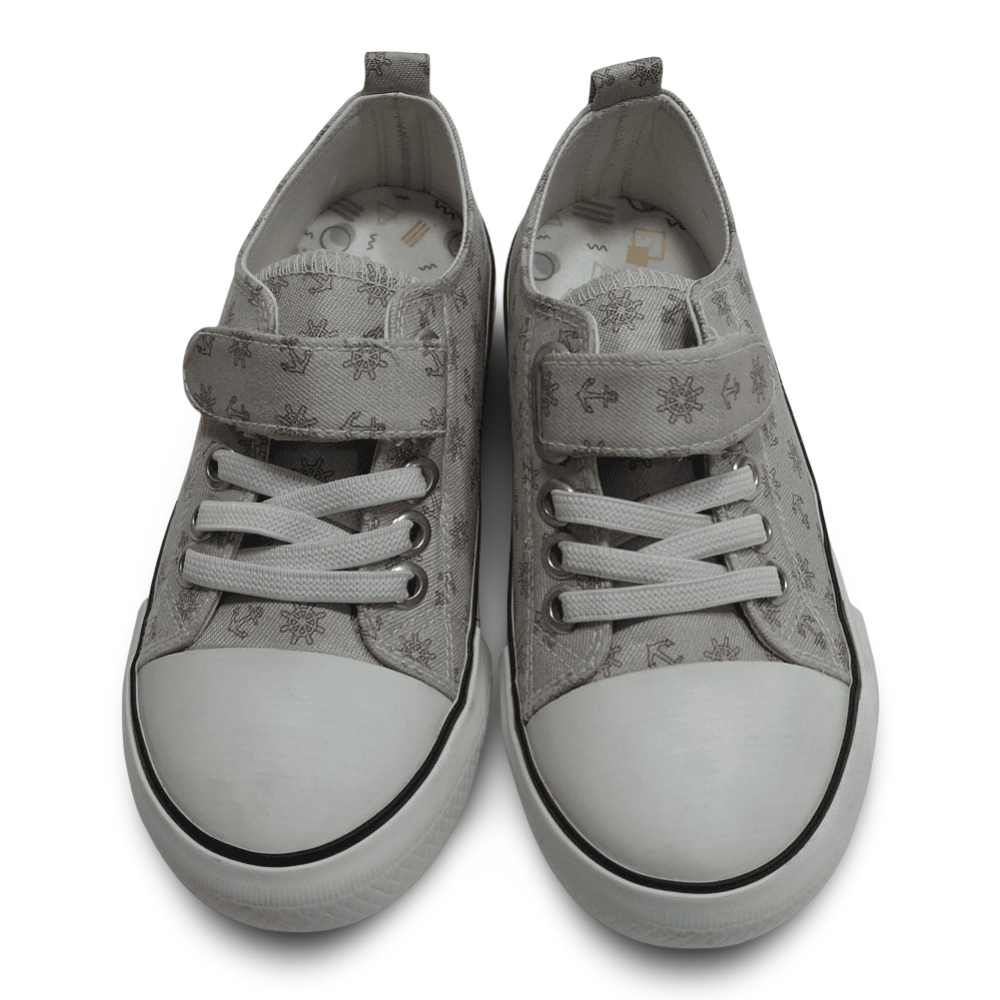 Boys Leather Sneakers – Anchors Details