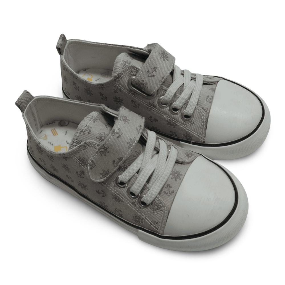 Boys Leather Sneakers – Anchors Details