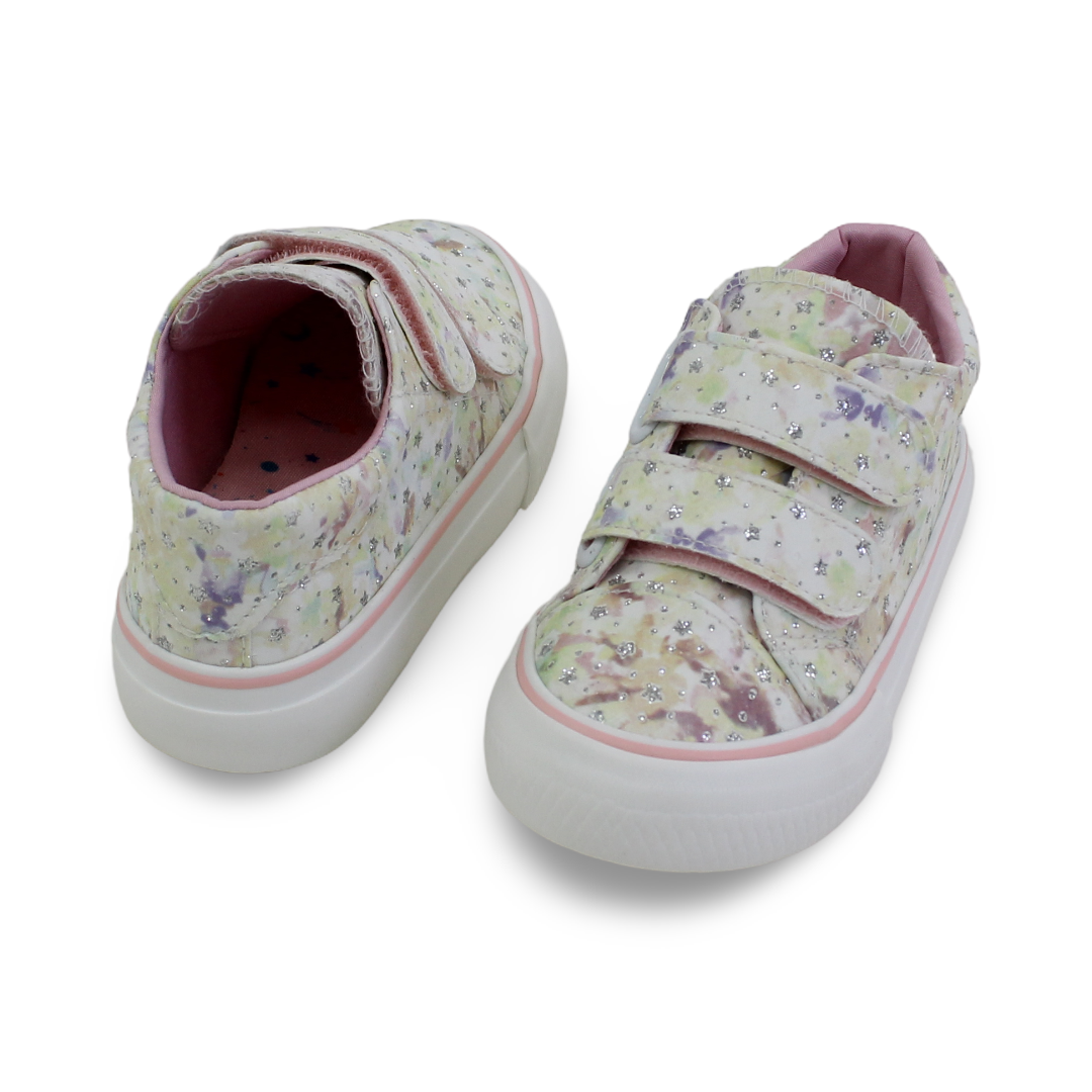 Baby Girls Leather Sneakers – Beige