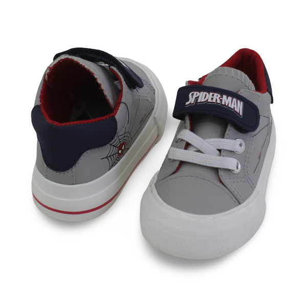 Baby Boys Leather Sneakers – Grey