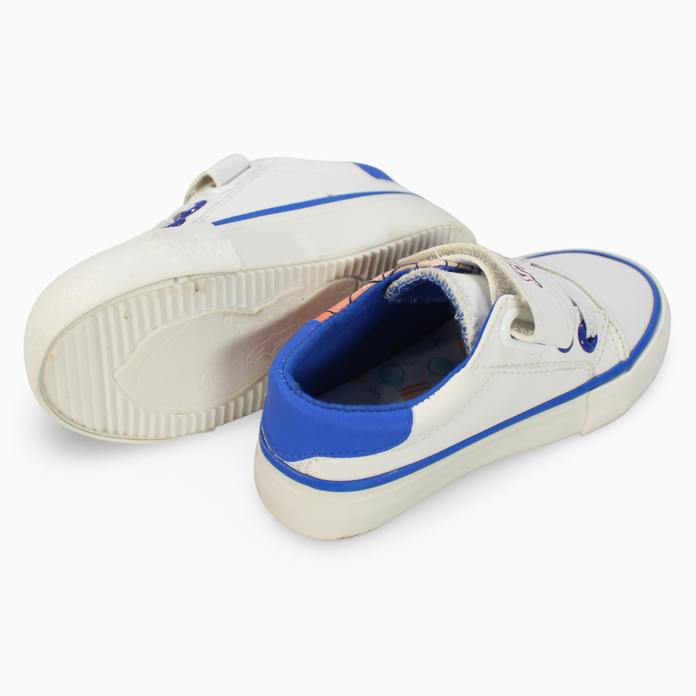 Baby Boys Leather Sneakers – Spiderman Print