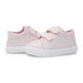 Girls Leather Sneakers – Beige with Stars Detail