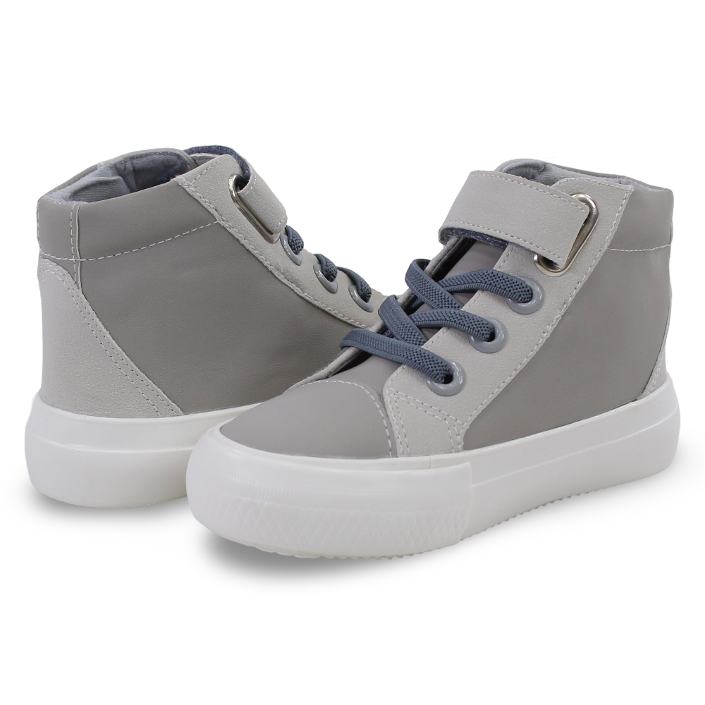 Unisex Leather Half Boots – Grey