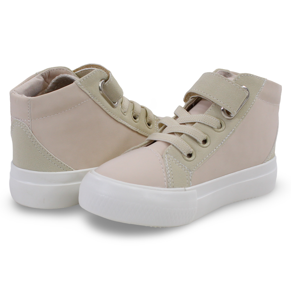 Unisex Leather Half Boots – Beige