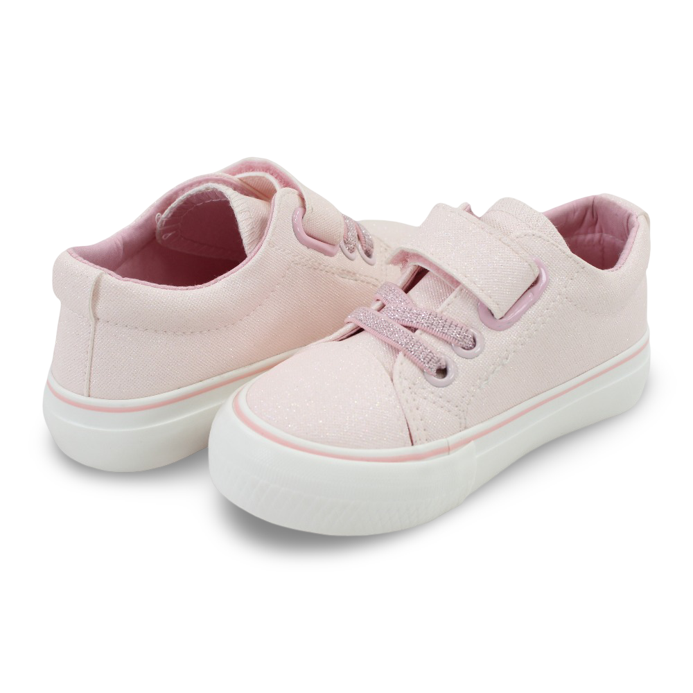 Girls Leather Sneakers – Pink