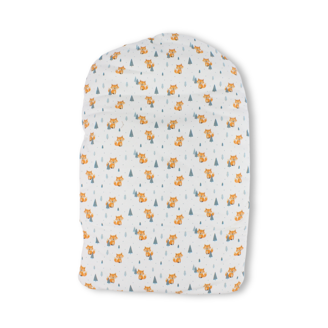 Cotton Baby Port – Off-White with Fox Print