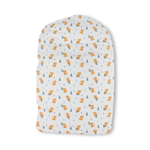 Cotton Baby Port – Off-White with Fox Print