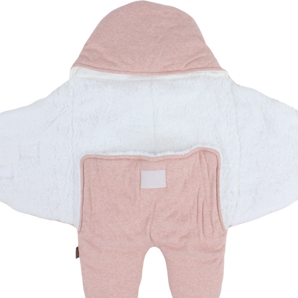 Baby Girls Cotton Swaddle – Pink with Gazelle Design