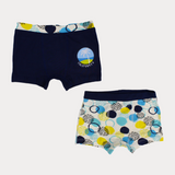 Printed Boxer Shorts (Pack Of 2)