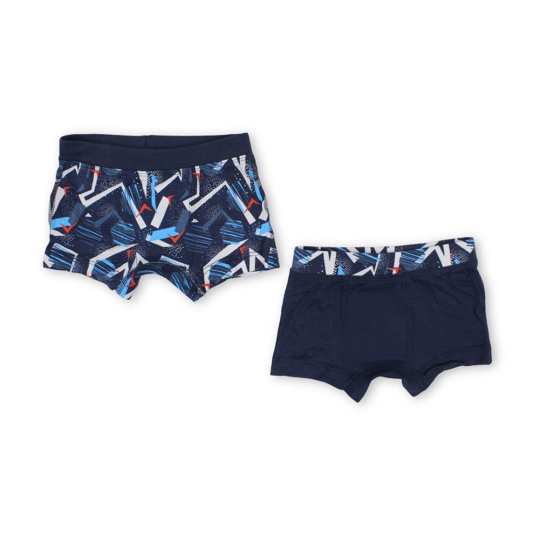 Boys Cotton Boxer Shorts – Pack Of 2