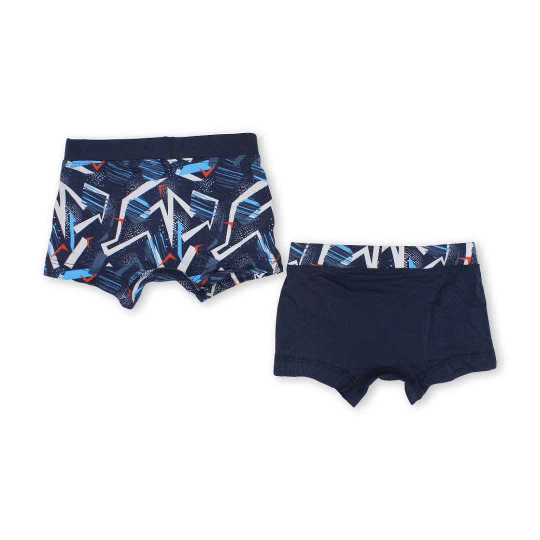 Boys Cotton Boxer Shorts – Pack Of 2