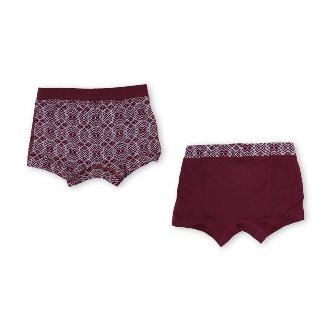 Boys Cotton Boxer Shorts – Pack Of 2