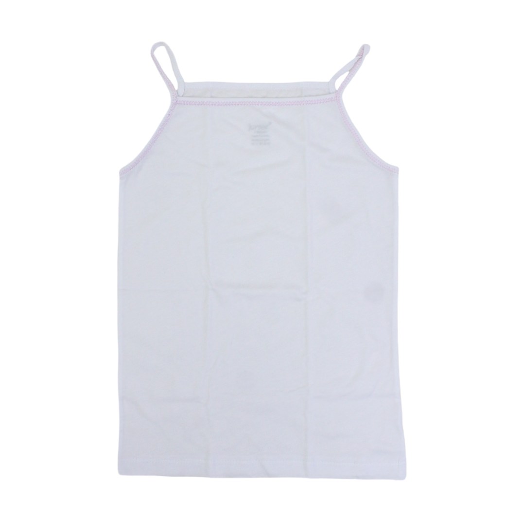 Girls Cotton Undershirt – White - Clothing - Junior