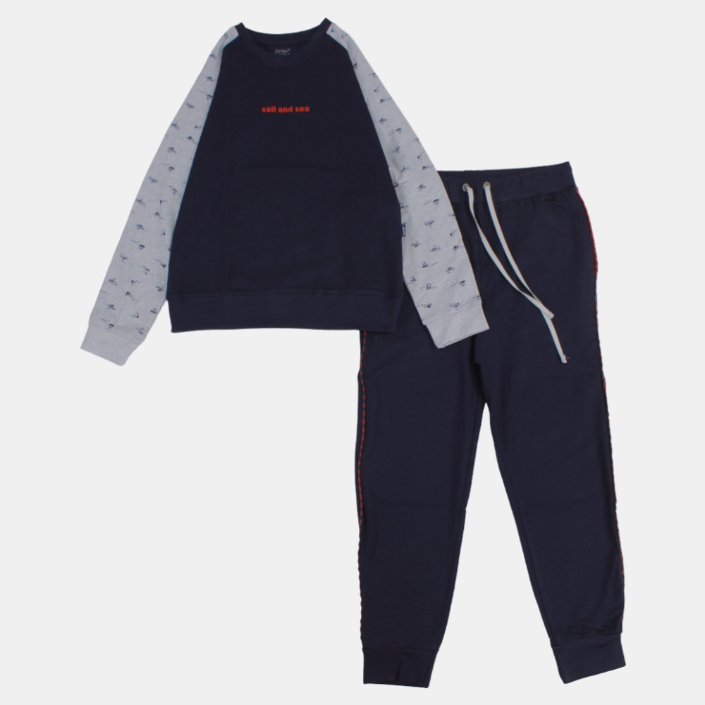 Boys Pajama – Navy "Sail and Sea"