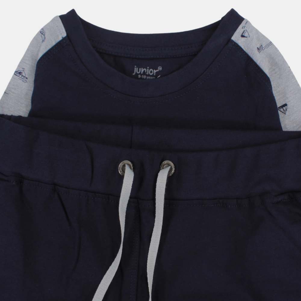 Boys Pajama – Navy "Sail and Sea"