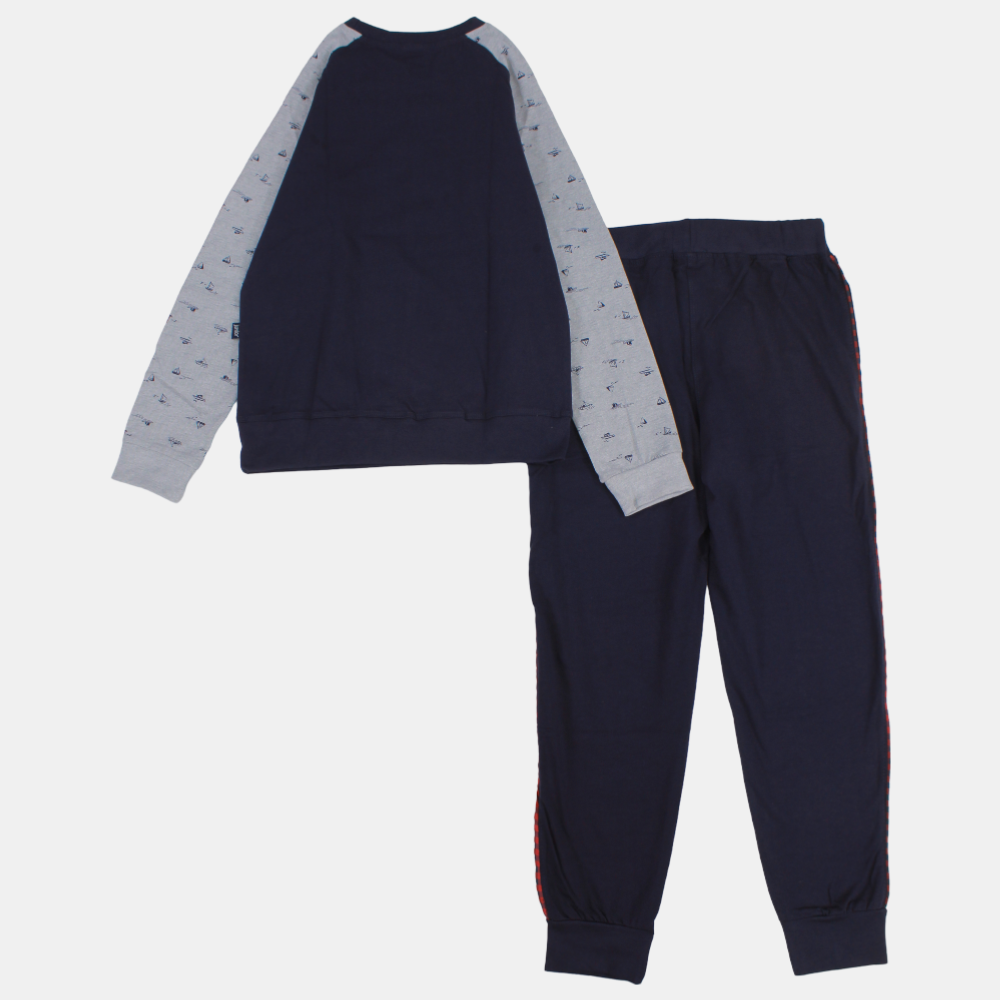 Boys Pajama – Navy "Sail and Sea"
