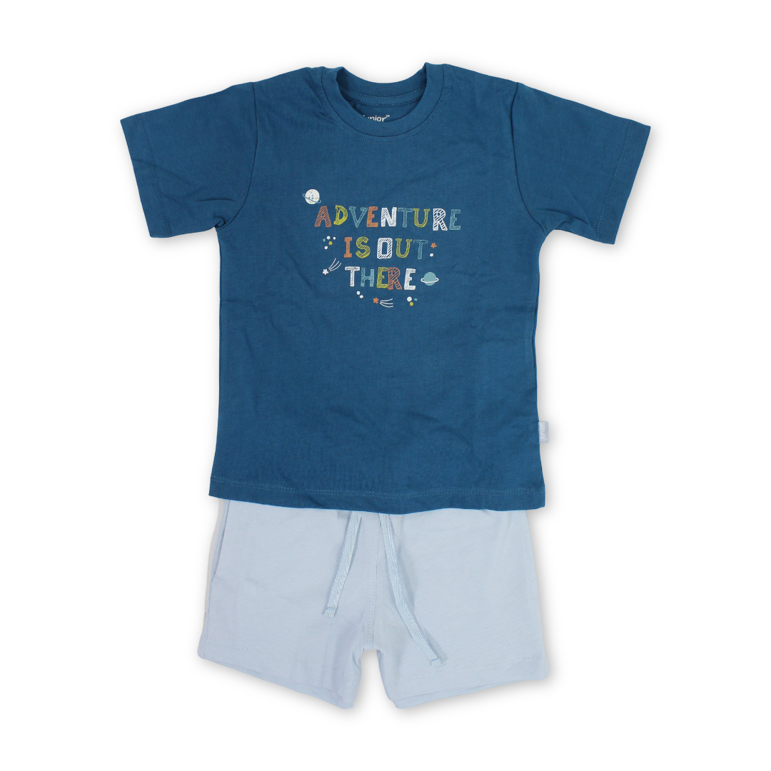 Baby Boys Cotton Pajama – Janzary with Space Print - Clothing - Junior