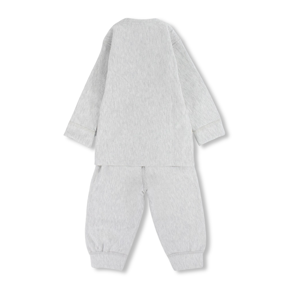 Unisex Baby Cotton Thermal Set – Grey