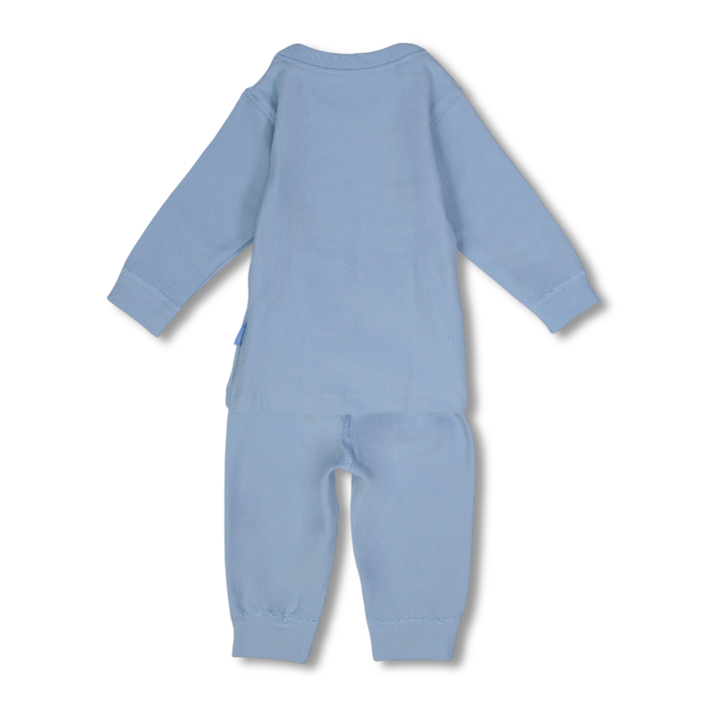 Unisex Baby Cotton Thermal Set – Baby Blue