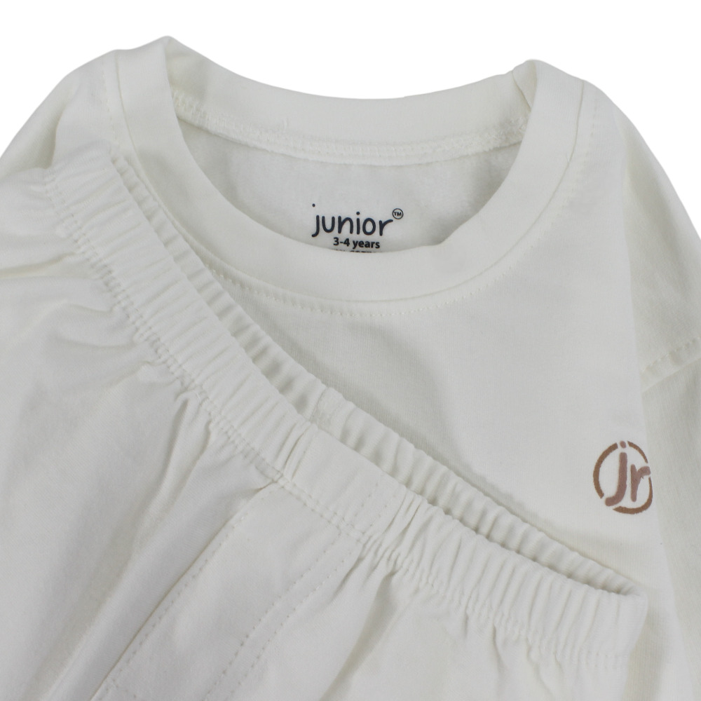 Unisex Cotton Thermal Set – Off-White