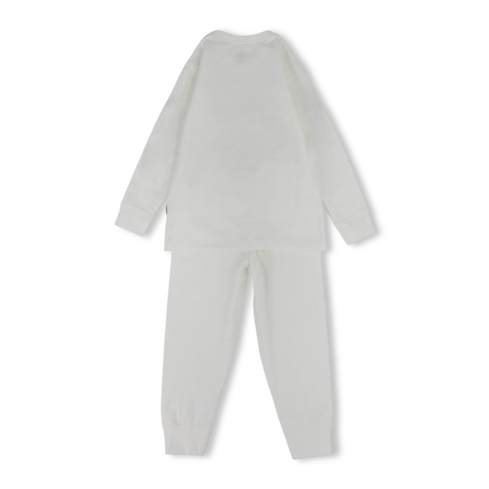 Unisex Cotton Thermal Set – Off-White