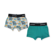 Boys Cotton Boxer Shorts Multicolor – Pack Of 2