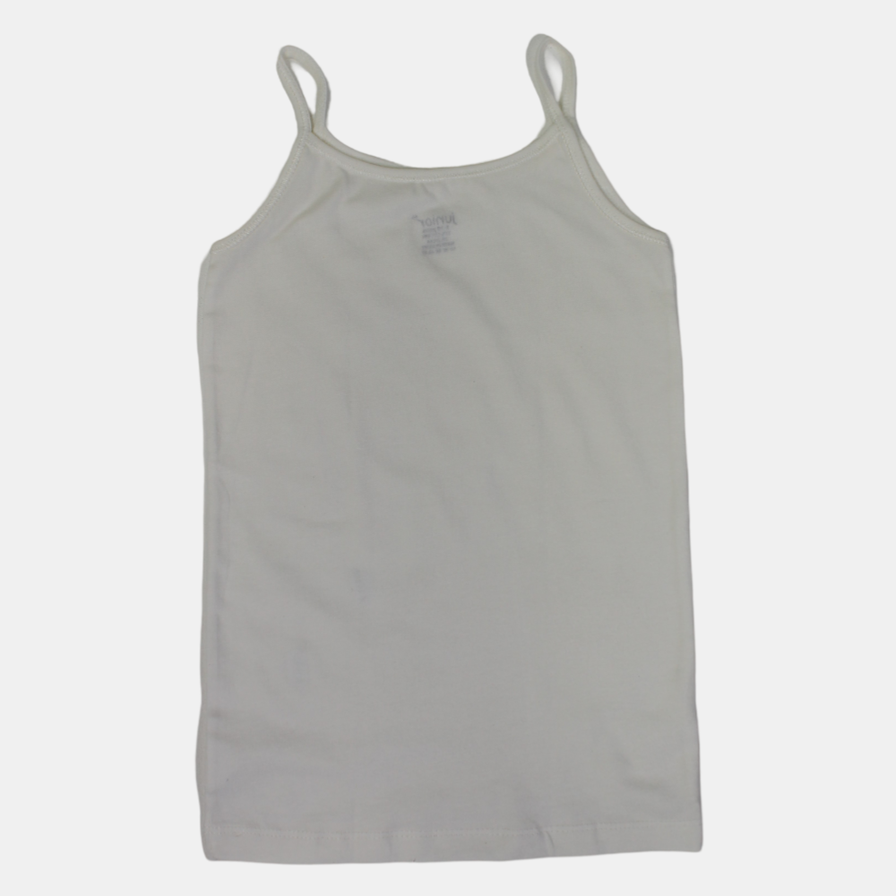 Girls Cotton Sleeveless Undershirt