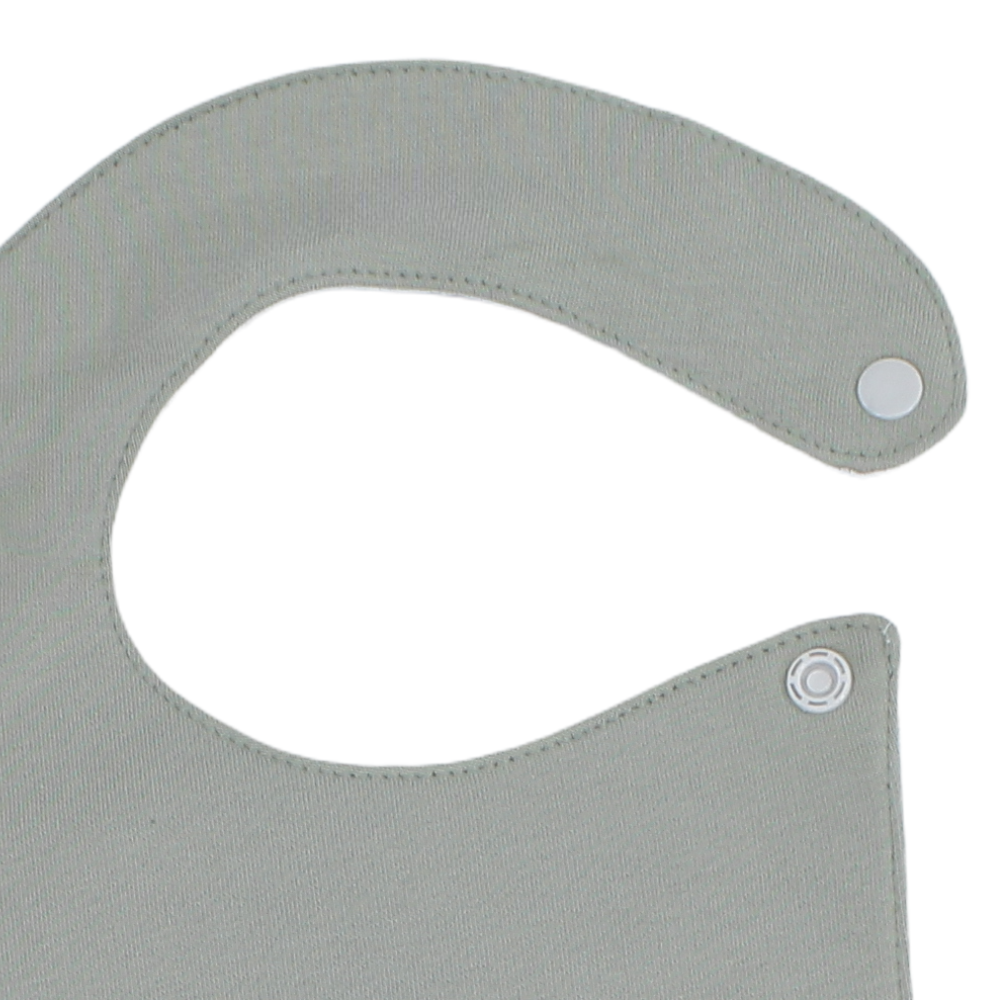 Cotton Baby Bibs – Aqua & Mint with Cat Print (2 Pieces)