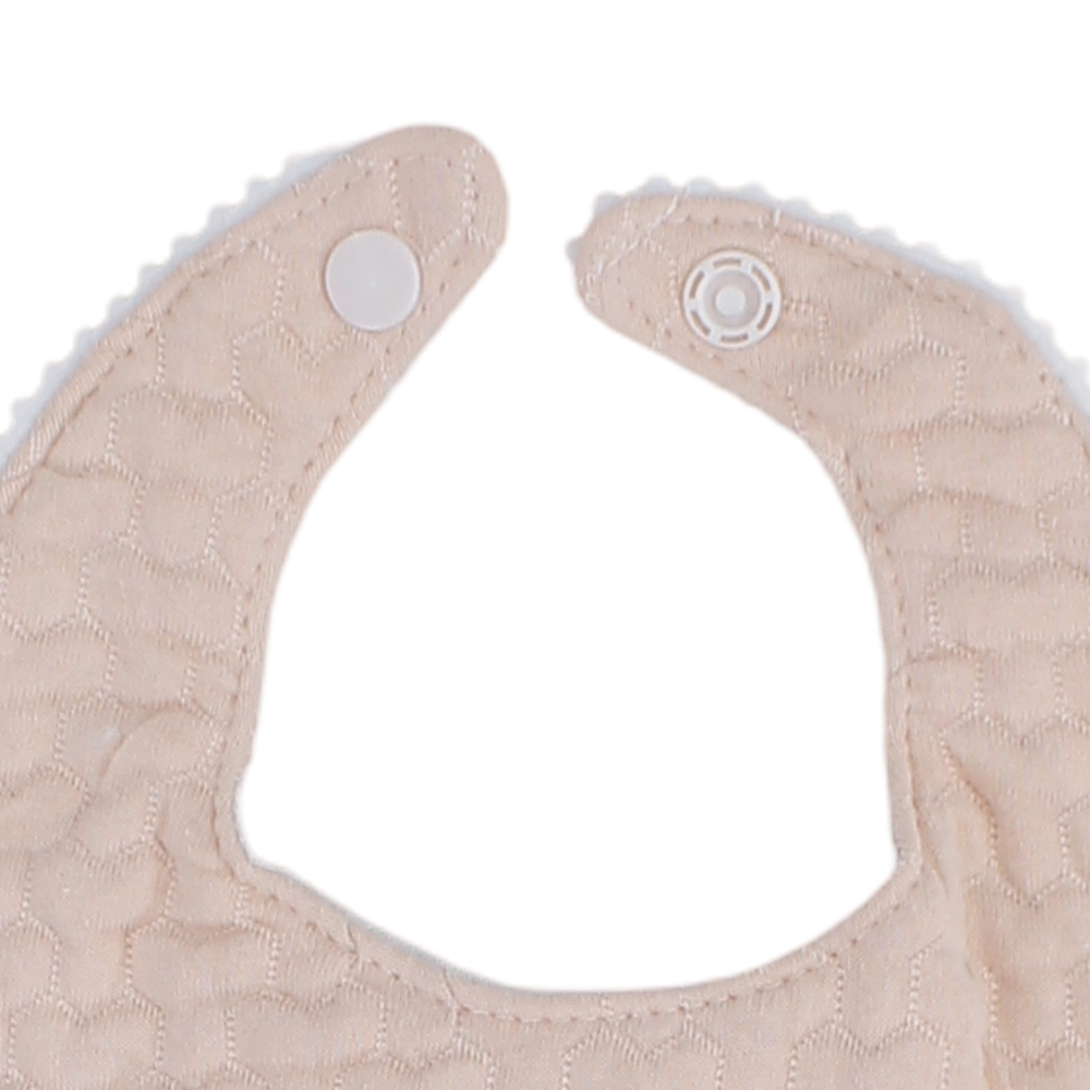 Cotton Baby Bibs  – Fuchsia & Pink with Cherry Design (2 Pieces)