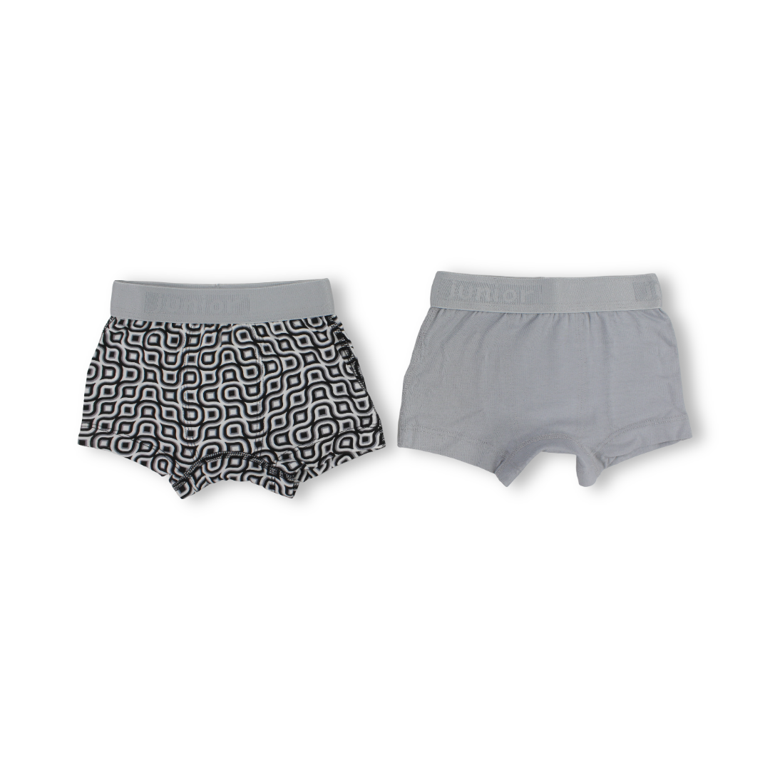 Boys Cotton Boxer Shorts (Pack Of 2)