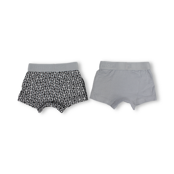 Boys Cotton Boxer Shorts (Pack Of 2)