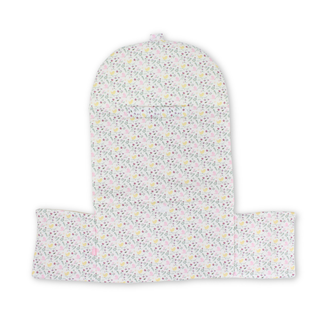 Cotton Mattress Baby – Off-White with Flowers Print - Baby Essentials - Junior