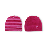 Baby Girls Velvet Beanie – Fuchsia (Pack Of 2)