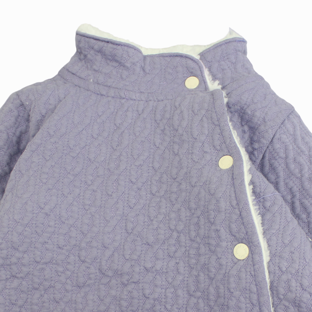 Baby Girls Baby Footie - Purple