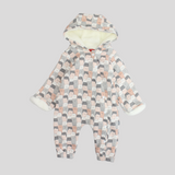 Sleepy Cats Long-Sleeved Hooded Overall