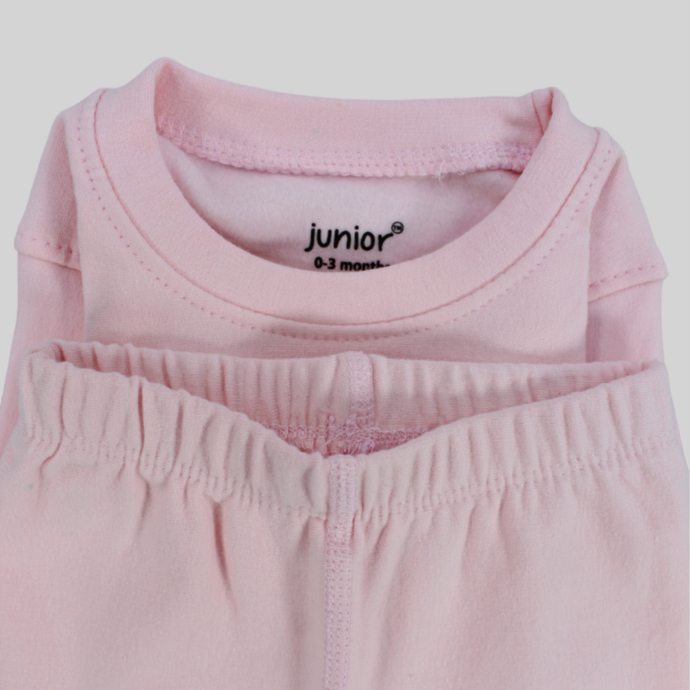 Unisex Pink Thermal Underwear Set