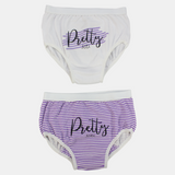 Girls' Cotton Panties (Pack of 2)