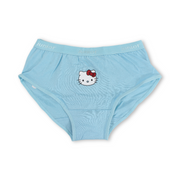 Girls Cotton Pantie – Aqua with Hello Kitty Print